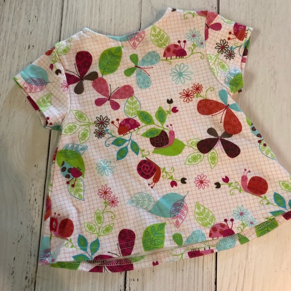 GIRLS SHORT SLEEVE SUMMER TOP - Picture 2 of 2